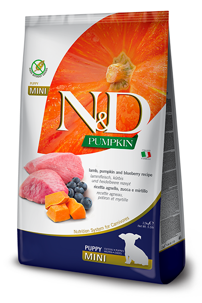 N&D Pumpkin Lamb & Blueberry Puppy Mini 7kg